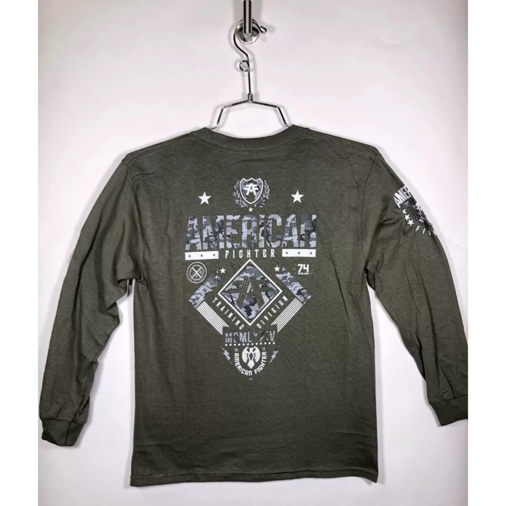 AMERICAN FIGHTER L/S LANDER Boy’s T-shirt -Youth - Picture 2 of 7